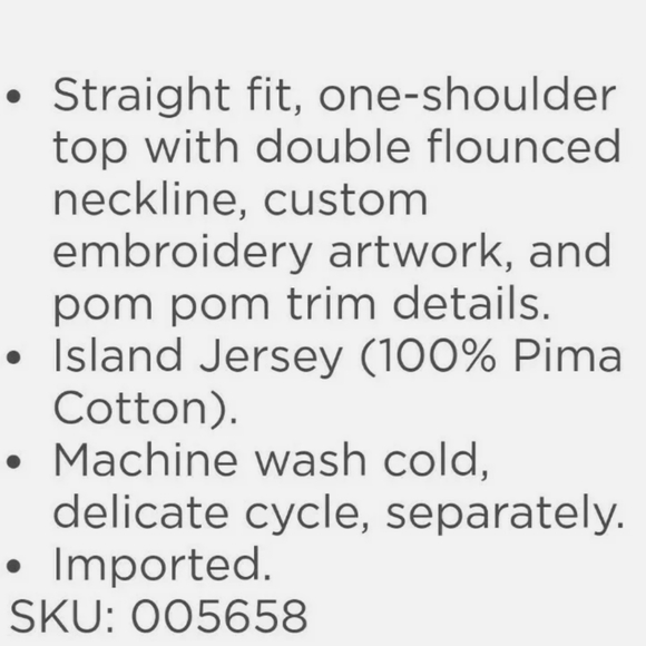 New lilly pulitzer Idara top resort white Large - Picture 3 of 4